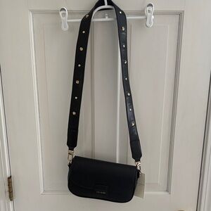 Ted Baker Black Crossbody Bag with Gold Accents Rory brand new